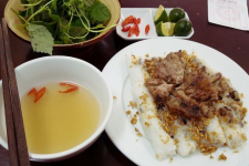 Bánh Cuốn Nhân Thịt Thịt Nướng